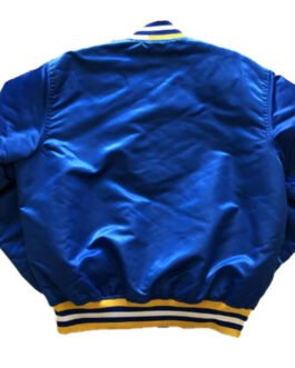 Golden State Warriors 90s NBA Royal Satin Jacket