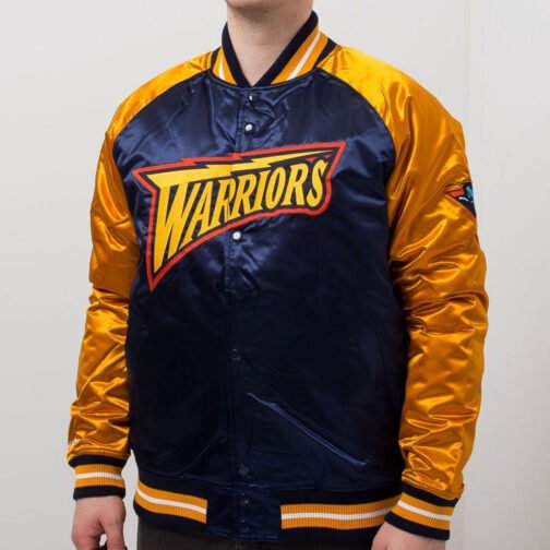 Golden State Warriors Bomber Jacket - Image 3