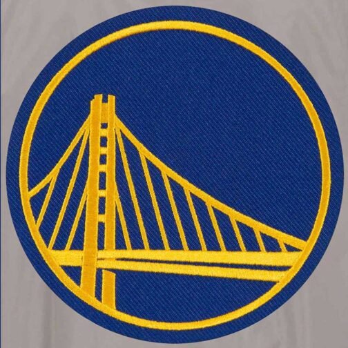 Golden State Warriors Bomber Nylon Lightweight Jacket - Image 5