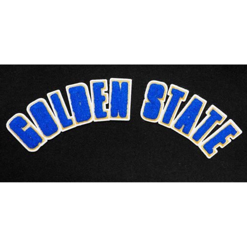 Golden State Warriors Classic Black Varsity Jacket - Image 5