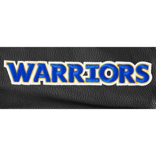 Golden State Warriors Classic Black Varsity Jacket - Image 7