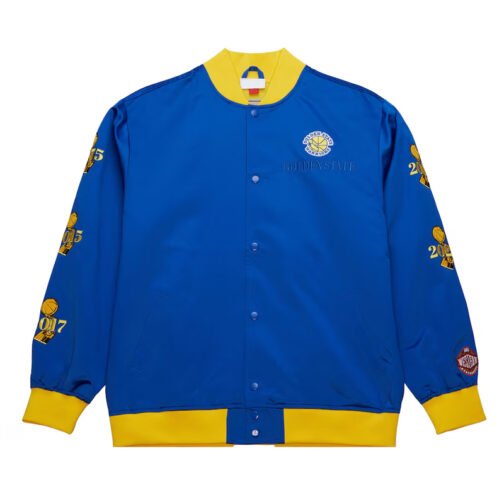 Golden State Warriors OG 3.0 Lightweight Royal Satin Jacket - Image 4