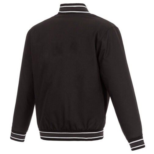 Golden State Warriors Poly-Twill Black Jacket - Image 2
