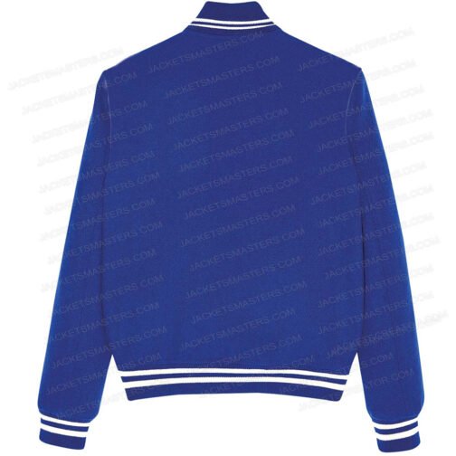 Golden State Warriors Royal Blue Varsity Jacket - Image 2