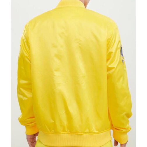 Golden State Warriors Wordmark Satin Jacket - Image 2