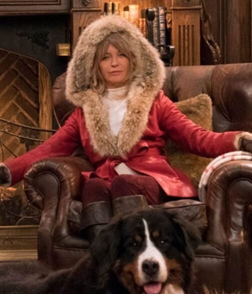 The Christmas Chronicles Goldie Hawn Red Jacket - Image 7