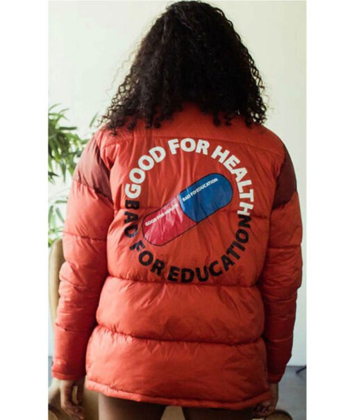 Akira Good For Health Bad For Education Puffer Jacket