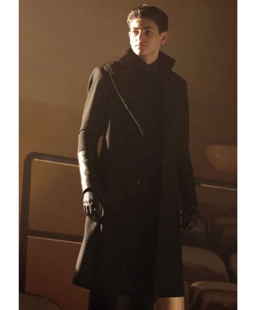 David Mazouz Gotham Season 5 Coat - Image 9