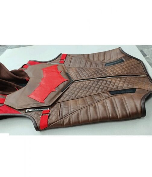 Red Hood Gotham Knights Hooded Vest - Image 3