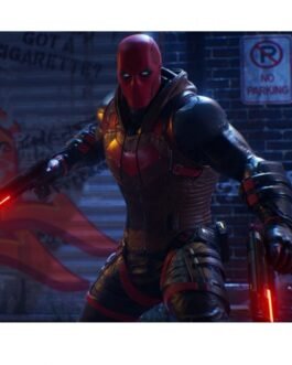 Red Hood Gotham Knights Hooded Vest