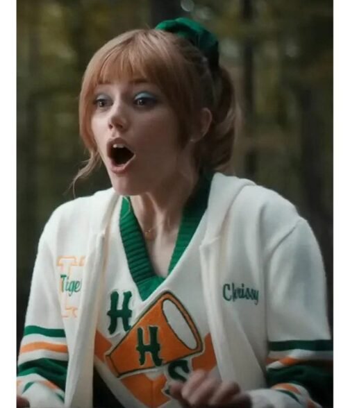 Grace Van Dien Stranger Things S04 White Hoodie - Image 16