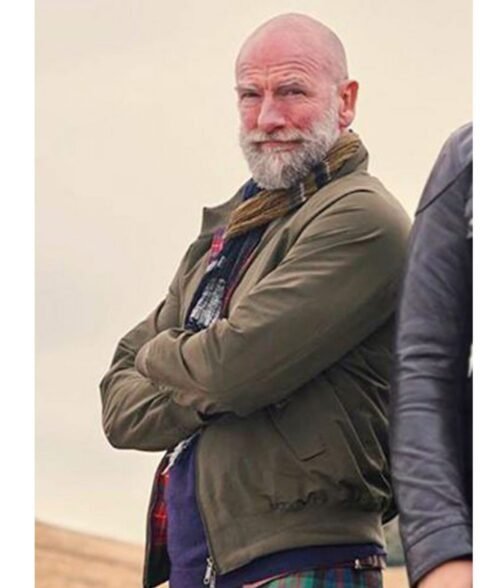 Graham Mctavish Men in Kilts A Roadtrip Green Jacket - Image 5
