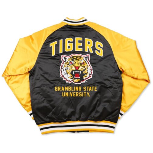 Grambling State Tigers Black and Yellow Jacket - Image 2