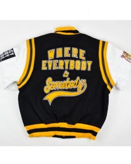 Grambling State University Motto 2.0 Varsity Black and White Jacket