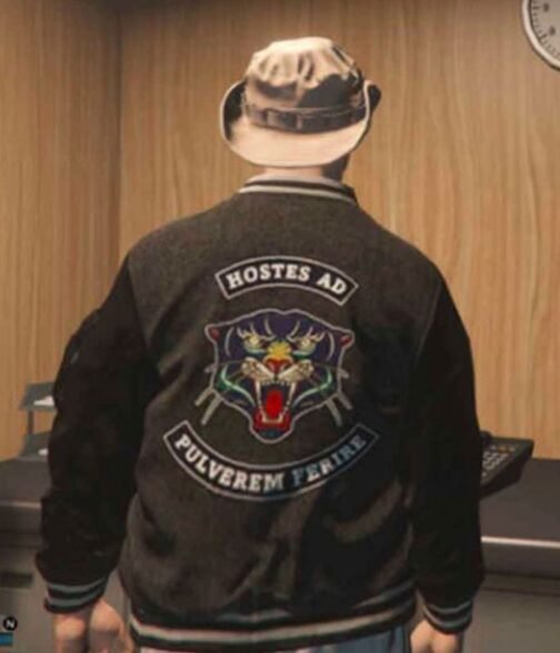 Panther Grand Theft Auto Varsity Jacket - Image 2