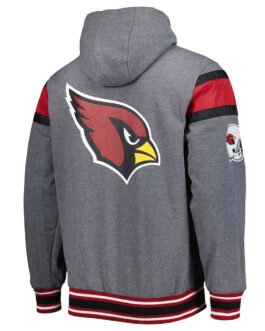 Gray Arizona Cardinals Extreme Hoodie