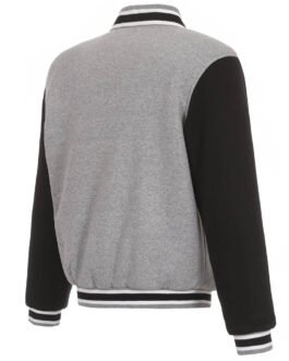 Gray/Black Arizona Cardinals Varsity Wool Jacket