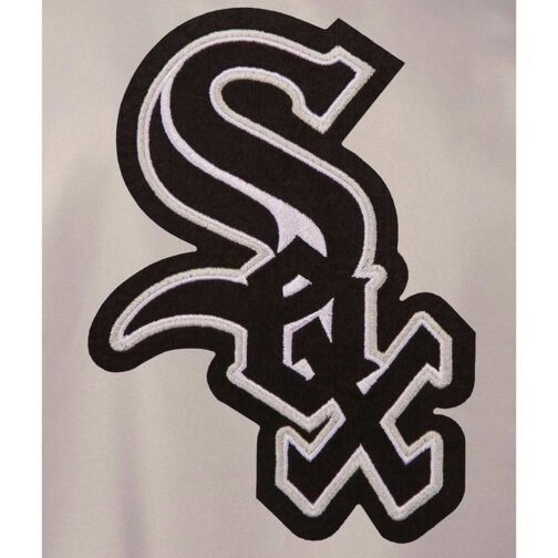 Gray/Black Chicago White Sox Poly Twill Jacket - Image 4