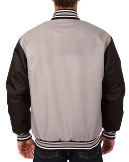 Vegas Golden Knights Front Hit Poly Twill Gray/Black Jacket