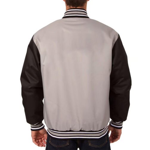 Vegas Golden Knights Front Hit Poly Twill Gray/Black Jacket - Image 2