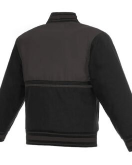 Gray/Black Youth Arizona Coyotes Poly Twill Jacket