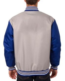 St. Louis Blues Front Hit Poly Twill Gray/Blue Jacket