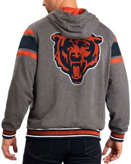 Gray Chicago Bears Extreme Hoodie