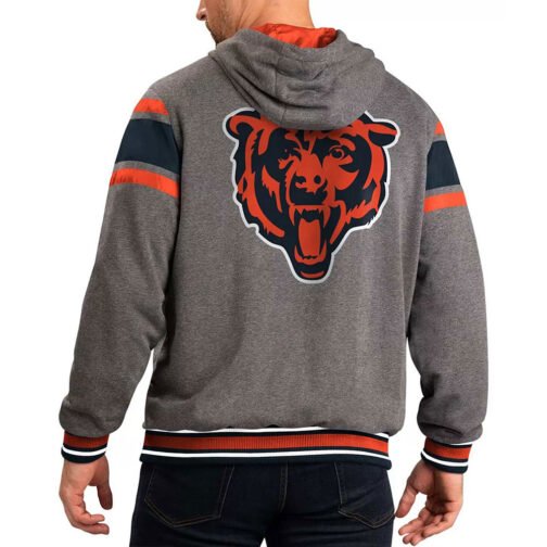 Gray Chicago Bears Extreme Hoodie - Image 2