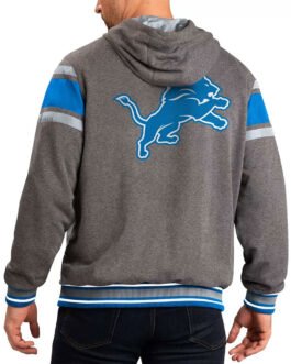 Gray Detroit Lions Extreme Hoodie