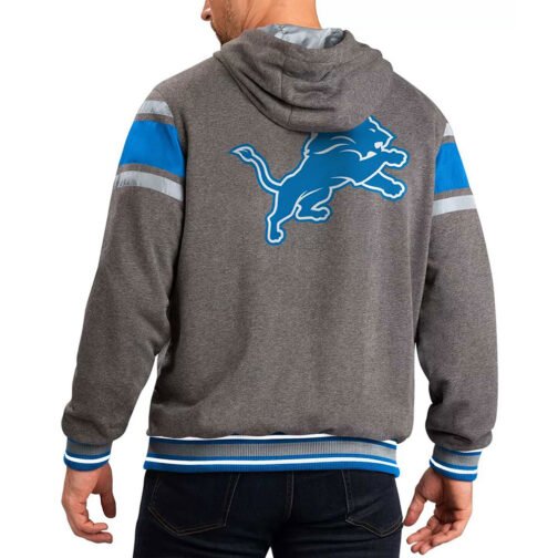 Gray Detroit Lions Extreme Hoodie - Image 2