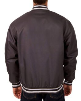 Detroit Lions Poly Twill Gray Jacket
