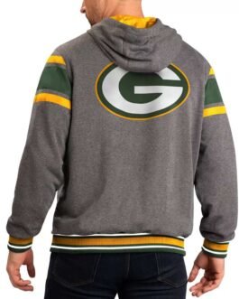 Gray Green Bay Packers Extreme Hoodie