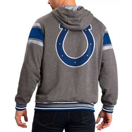 Gray Indianapolis Colts Extreme Hoodie - Image 2