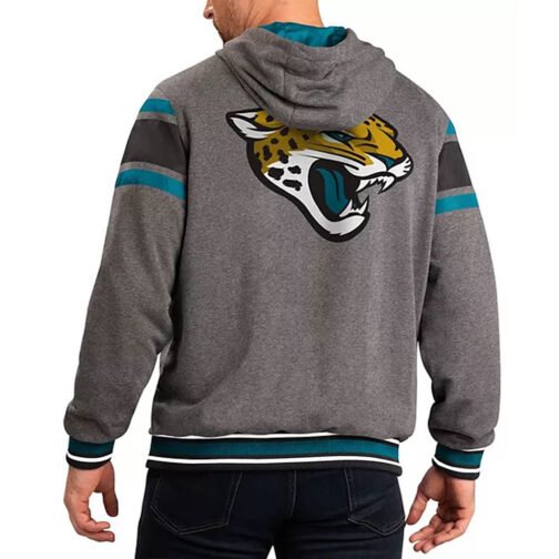 Gray Jacksonville Jaguars Extreme Hoodie - Image 2