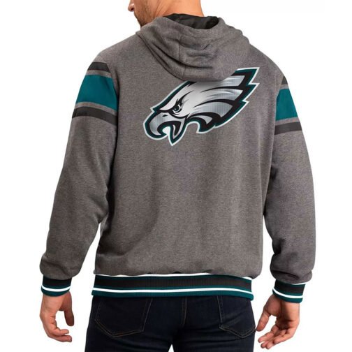 Gray Philadelphia Eagles Extreme Hoodie - Image 2