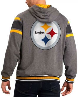 Gray Pittsburgh Steelers Extreme Hoodie