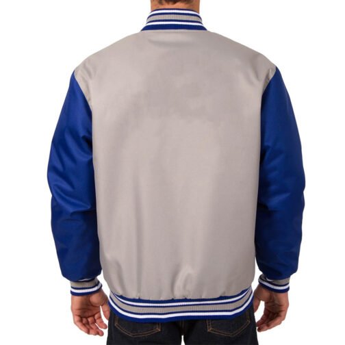 Gray/Royal Montreal Canadiens Poly-Twill Jacket - Image 2