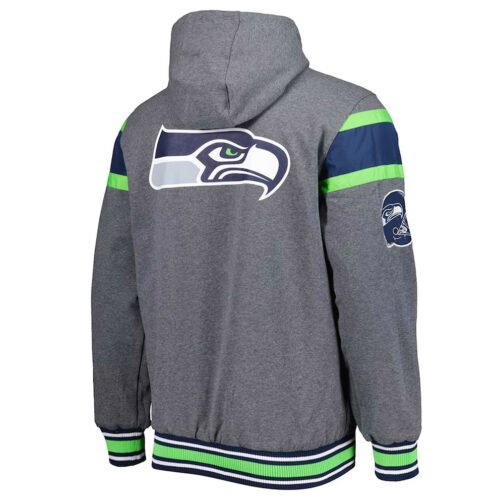 Gray Seattle Seahawks Extreme Hoodie - Image 2