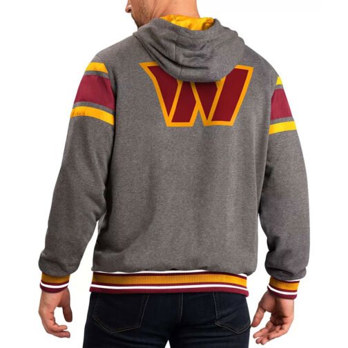 Gray Washington Commanders Extreme Hoodie - Image 2