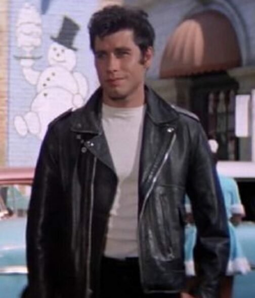 John Travolta T Birds Danny Zuko Leather Jacket - Image 6