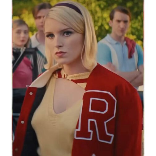 Rise of The Pink Ladies Grease Letterman Jacket - Image 7