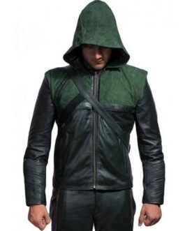 Arrow Stephen Amell Hooded Jacket with Quiver