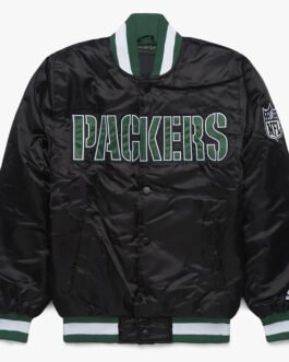 Blackout Green Bay Packers Jacket