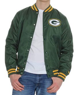 Green Bay Packers Green Bomber Jacket
