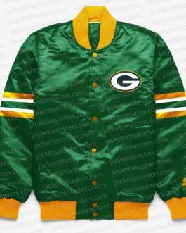 Green Bay Packers Button Down Green Jacket