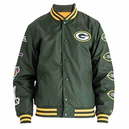 Green Bay Packers Champs Patches Jacket - Image 5