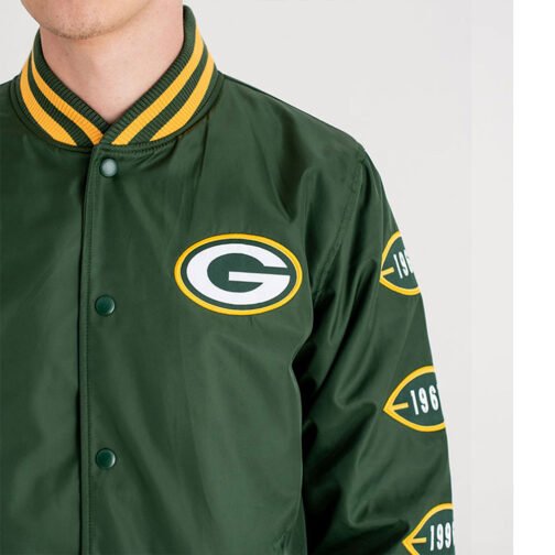 Green Bay Packers Champs Patches Jacket - Image 4