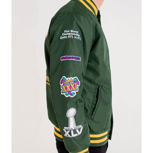 Green Bay Packers Champs Patches Jacket - Image 2