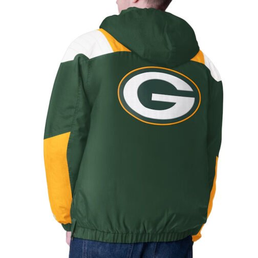 Green Bay Packers Charger Half-Zip Pullover Jacket - Image 2