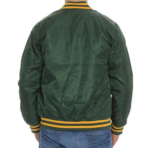 Green Bay Packers Green Bomber Jacket - Image 2
